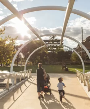 Family Friendly Things to Do on the Capitol Riverfront - Yards Park in Washington, DC
