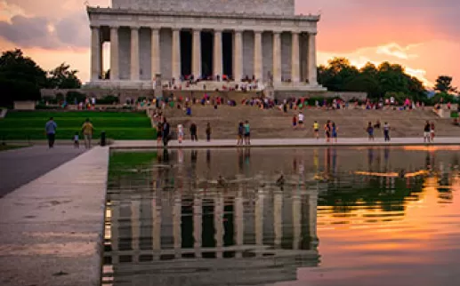 Lincoln Memorial during Summer
