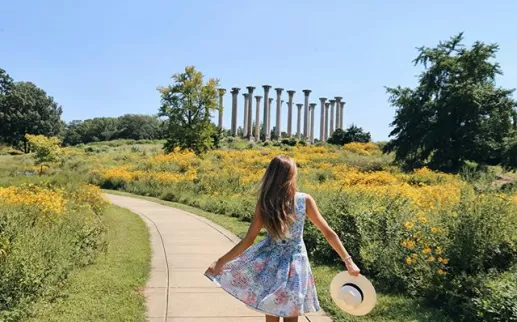 @tatyana_tati___ - Woman at the National Arboretum during summer - Outdoor things to do in Washington, DC
