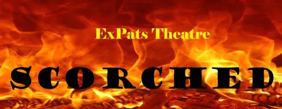 ExPats Theatre: Scorched graphic 