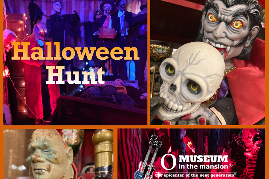 Halloween Hunt at Mansion on O promotion graphic