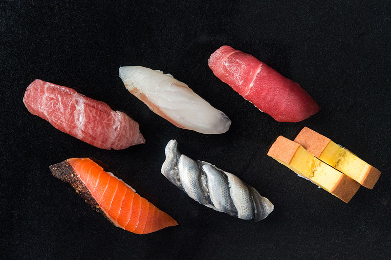 Fresh sushi from Sushi Nakazawa in the Trump International Hotel - Sushi in Washington, DC