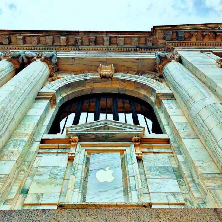 @rbaumga77  - Exterior of the Apple Store at the historic Carnegie Library in  Mount Vernon Square Washington, DC