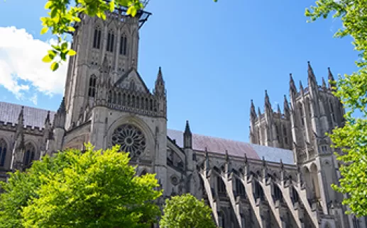 Exterior of the Washington National Cathedral
