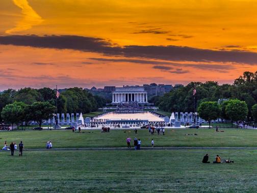 @marcodip25 - Summer sunset on the National Mall in Washington, DC